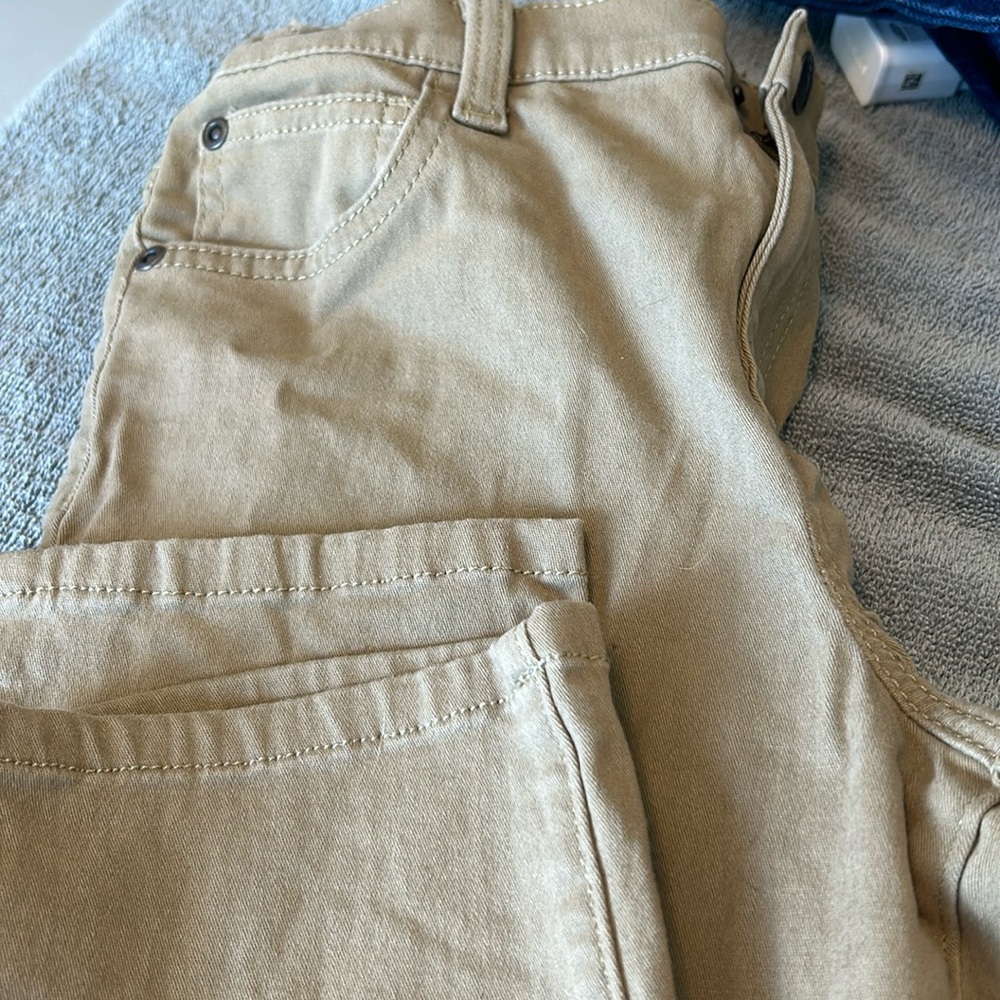 Tan jeans barely worn